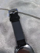 UTHAI-Correa de reloj de cuero genuino para Samsung Galaxy Watch, 42 46mm Gear S3, correa de reloj deportiva de liberación rápida 18 20 22 24mm,Z26