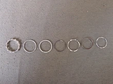 Conjunto de anillos sencillos para mujer, sortija geométrica hueca redonda de oro de diseño Original para mujer, anillo giratorio de moda, joyería femenina