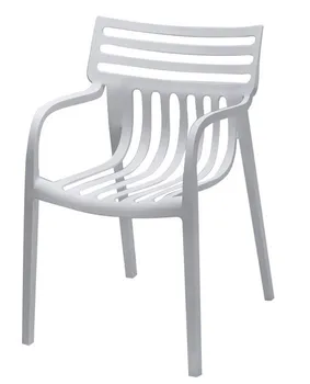 

Armchair NAUTILUS stackable white polypropylene