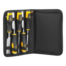 Набор стамесок плоских JCB JCS009(6 предметов, материал рукоятки пластик, резина