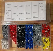 Terminal-Suit Cable-Wire-Connector Electrical-Tube-Terminals Crimping-Sleeve Pre-Insulated