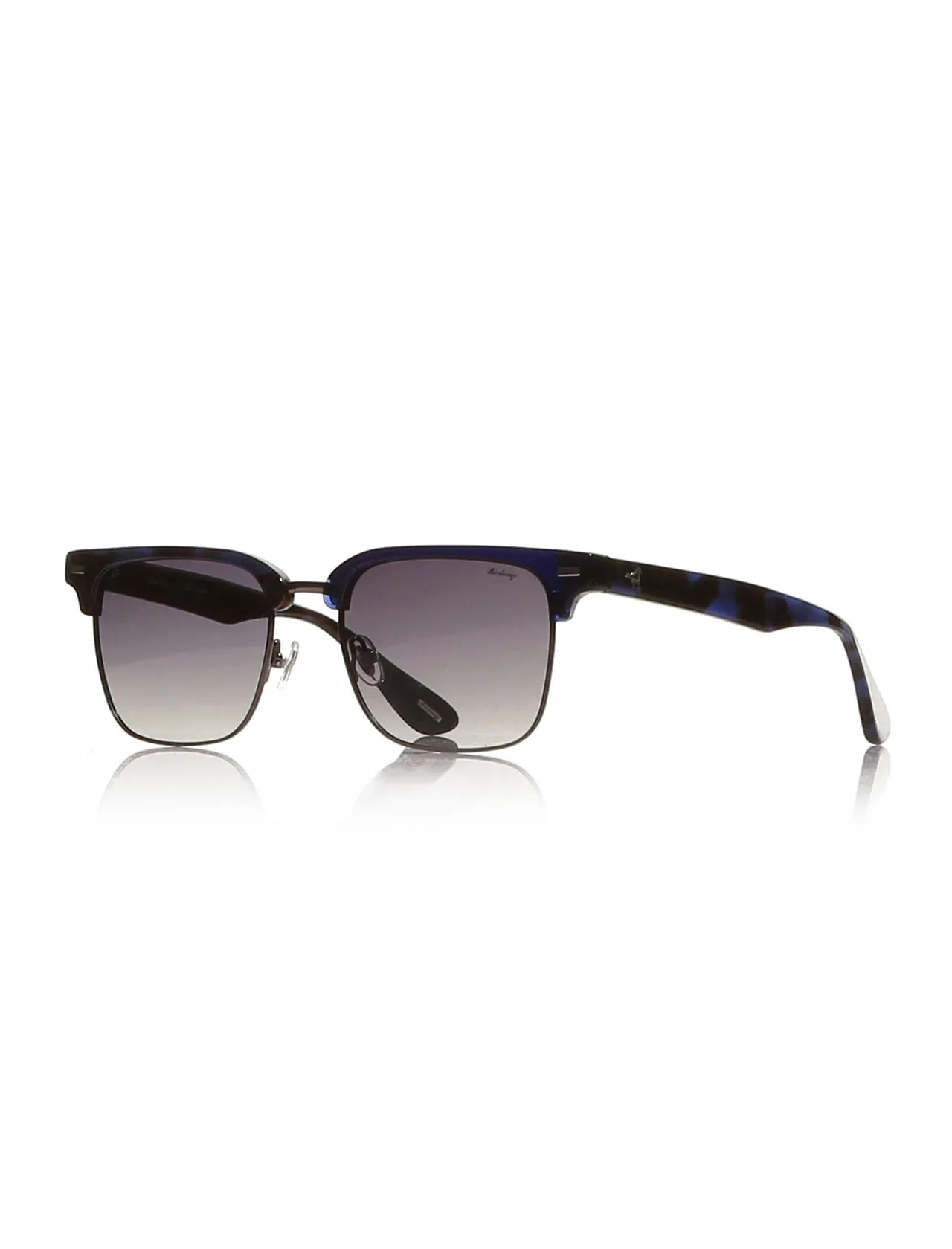 

Unisex sunglasses mu 1632 06 clubmaster navy blue organic square square 52-19-145 mustang