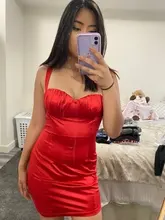 Short Dress Ruched Bust Night-Club Bodycon Party Tobinoone Women Sleeveless Backless