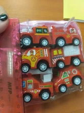 6 uds juguete de modelo de coche atrás coche vehículo móvil camión de bomberos modelo Taxi chico Mini juguetes regalo Diecasts juguete para los niños