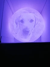 USB Rechargeable Moon-Lamp Night-Light Lunar Custom Tap/remote-Switch 3d-Printing Photo/text