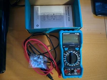 Mileseey-multímetro Digital NCV de rango automático, medidor de voltaje CA/CC, luz Flash, pantalla grande