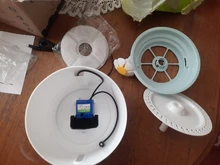 Dispenser-Container Fountain Cat-Bowl Water-Level-Display Electric-Water-Feeder Dogs