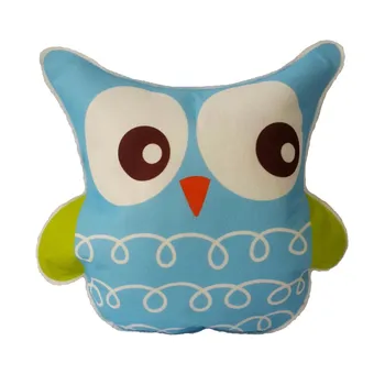 

Decorative Owl design printed felt pillow toy 40 cm high suitable for kids