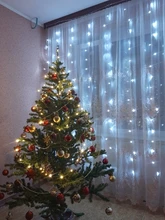 Light-String Garland Copper-Wire-Lights Battery-Power Festoon Fairy LED Christmas Feimefeiyou