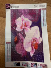 Diamond Painting Embroidery Flower Cross-Stitch Gift Home-Decoration Full-Mosaic-Pattern
