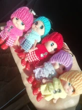 Mini muñecas interactivas de juguete para niños y niñas, muñeco Reborn de juguete, colgante pequeño con llave, 5 uds.