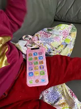 Juguetes de música de teléfono móvil de imitación para bebés, máquina de aprendizaje rusa en inglés, educativa, Para edades tempranas