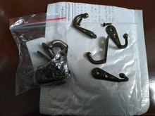 Wall-Mounted Hangers Prong-Hook Retro Vintage Single Towel-Robe for Keys-Hat Bathroom