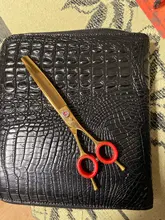 Fenice profesional JP440c 7 pulgadas de alta calidad para mascotas tijeras de peluquería canina curva adelgazamiento tijeras adelgazamiento de 25%