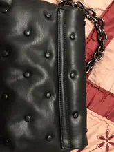 Bolso cruzado de cuero PU de cadena de metal de Color liso para Mujer, Bolso cruzado de diseñador, bandolera de hombro, novedad de 2021