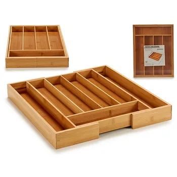 

Cutlery Organiser Bamboo (29 x 5 x 38 cm)