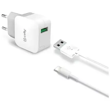 

Caricabaterie Universal Network Lightning USB 2.4 A color BiancoCELLY17.48
