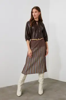 

Trendyol Striped Knitwear Skirt TWOAW21ET0205