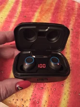 Auriculares TWS con Bluetooth 5,0, cascos inalámbricos con cargador de 3500mAh, estéreo 9D, deportivos, resistentes al agua, con micrófono
