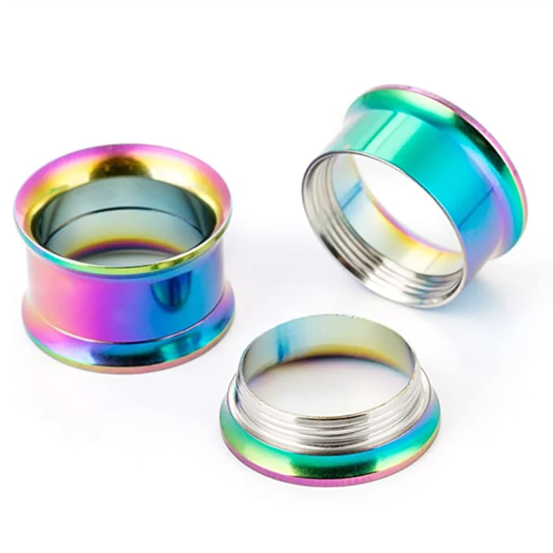 1Pair 2-30mm Ear Expanders Stainless Steel Earrings Screw Fit Ear Tunnels and Plugs Gauge Stretcher Tragus Piercing Jewelry piercing jewelry body piercing earrings ear piercing jewelry metal jewelry body piercing jewelry body jewelry ear taper earrings