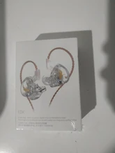 KZ-auriculares dinámicos EDX 1DD, auriculares con graves HIFI con Monitor de oído, deportivos, con cancelación de ruido, KZ ZST X ED12 ZSX ZSN PRO