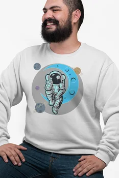 

Angemiel Wear-Minded Astronaut White Men 'S Sweatshirt