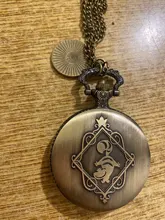 Cobre antiguo Vintage Steampunk bronce hueco de collar de reloj de bolsillo de cuarzo colgante de cadena de reloj de las mujeres de los hombres con accesorios