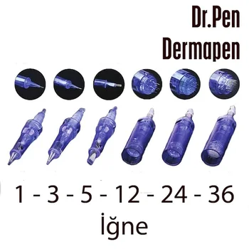 

Dr.Pen Dermapen Needle Blue Color A1 M7 device compatible 7 Pack 446845392