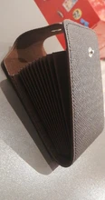 Tarjetero de cuero para hombre y mujer, cartera con carcasa para tarjetas, tarjetero para tarjetas bancarias