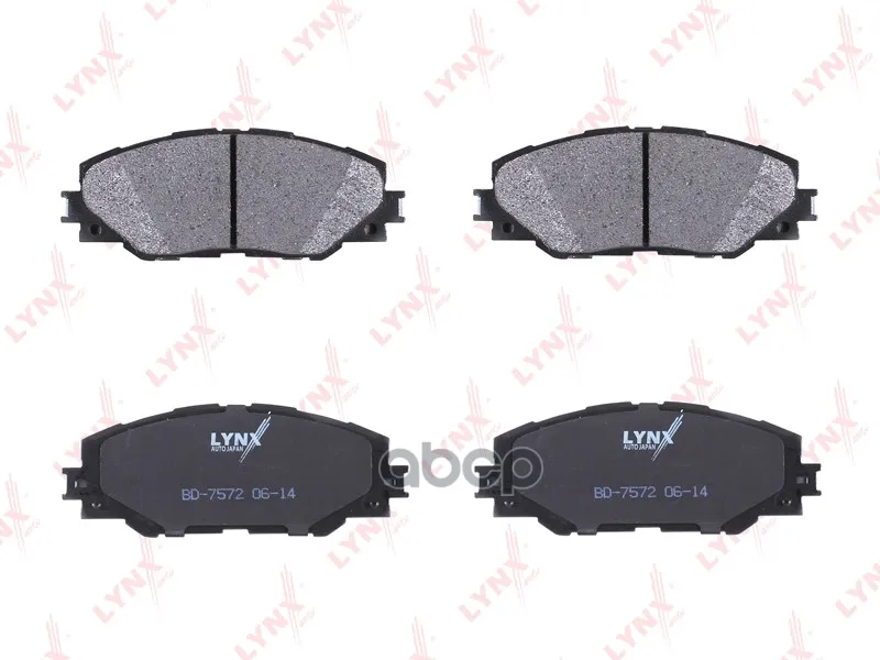Колодки Тормозные Передние Lynxauto Bd7572 LYNXauto арт. BD7572