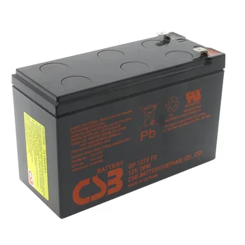 

Battery 12v 7.2ah CSB gp1272 F2 (28W) (7mm terminal.)