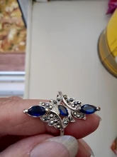 Clásico de moda de anillo de boda azul exquisito anillo de circón para mujer 2020 nueva moda joyería de la boda de regalo de Año Nuevo