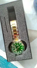 Reloj de cuarzo deportivo para hombre, cronógrafo de pulsera de acero inoxidable, resistente al agua, color verde, Masculino