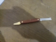 Cuchillo plegable para injertos de jardín, herramienta de corte de tijera para cortar árboles de plántulas