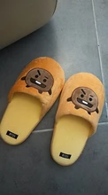 Zapatillas suaves de casa para mujer, zapatos planos de felpa con dibujos animados, para mantener el calor en invierno, para interiores