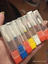 Fresas de cerámica para uñas, brocas eléctricas para manicura y pedicura, máquina de limado, equipo de herramientas de Arte de uñas, 1 Uds.