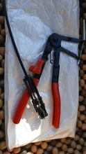 Pinzas de manguera de radiador de acción remota, herramienta de extracción de abrazaderas de paquete, manguera de agua y aceite, herramienta automotriz, herramientas manuales de reparación de coche