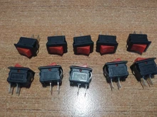 Snap-In Rocker-Switch Boat Position SPST On-Off KCD1 3A 15--10mm 10pcs/Lot 2p Single-Pole