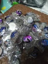 Gótico Collar personalizado collar de Gothic Ninfa nórdicos Wiccan de cristal de Murano cabujón oscuro collar con colgante de vidrio Collares joyería de los niños