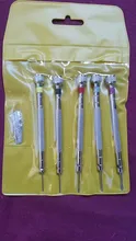 Destornillador de acero de 0,8-1,6mm para reparación de relojes, herramientas para relojes portátiles, eliminación de banda con Mini Pines de enlace, Kits de herramientas de relojero