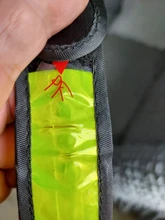 Correa reflectora de luz LED, colgante de correa reflectante de seguridad deportiva, suministros para exteriores, colgante reflectante