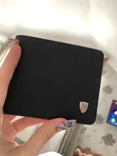 Cartera de cuero con patrón cruzado para Hombre, cartera masculina con diseño cruzado de Color sólido, Billetera de cuero con múltiples tarjetas de posición, a la moda