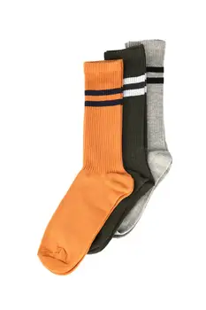 

Trendyol Striped 3'lü Socks TMNAW20CO0039