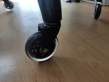 Furniture Hardware Wheels Replacement Rubber Caster Swivel Safe-Rollers Office-Chair