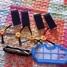 Robot Aspirador para Conga excellence, piezas de limpiador, Cepillo Lateral, kit de filtro HEPA para nuevos conga excellence 990