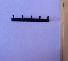 Hook-Rail Coat-Rack Towel Jacket Hanger Metal Wall-Mounted Heavy-Duty ROVATE 5 for Hat