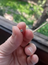 CANNER-Pendientes de plata de ley 925 auténtica redondos de cuatro garras para mujer, Pendientes de botón con bola de circón, joyería coreana, 1 ud.