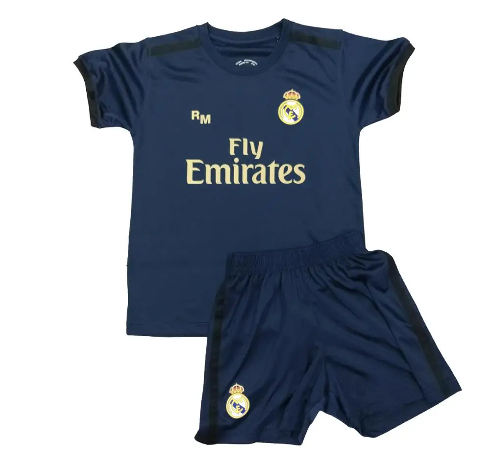 Kit Camiseta y Infantil Equipación PERSONALIZABLE Real Madrid Réplica Autorizada Kit de fútbol para niños|Sets de fútbol| -