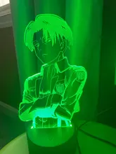 Table-Lamp Light Cool Ackerman-Figure Night-Light Titan Attack Acrylic Home-Room-Decor