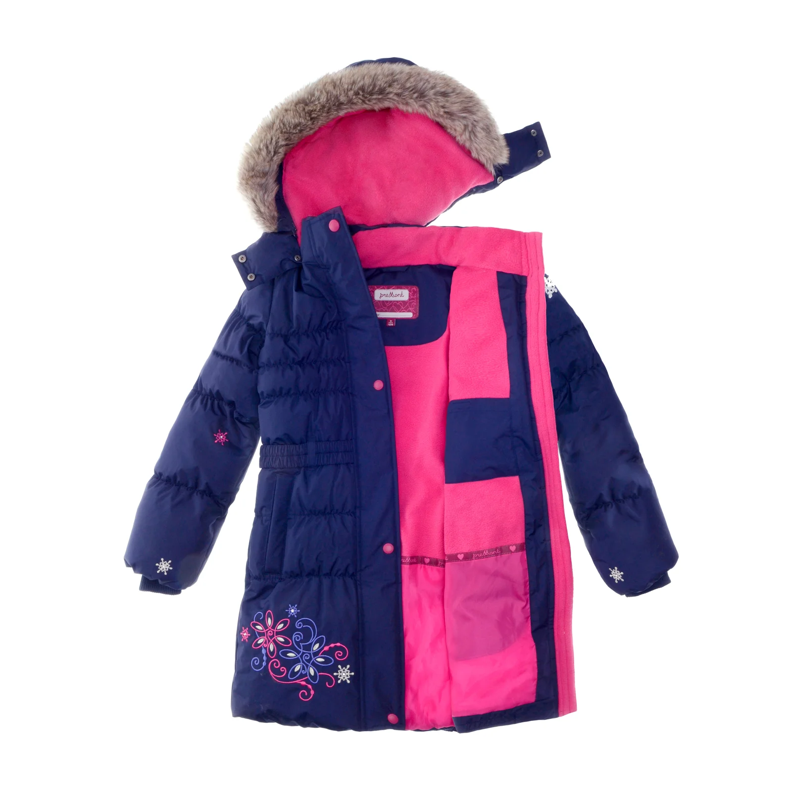 Зимнее пальто Premont WP91352 Dark Blue для девочек